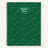 ベーケウェアペストリー具製粉砂糖イラストレーション ノートブック (正面)