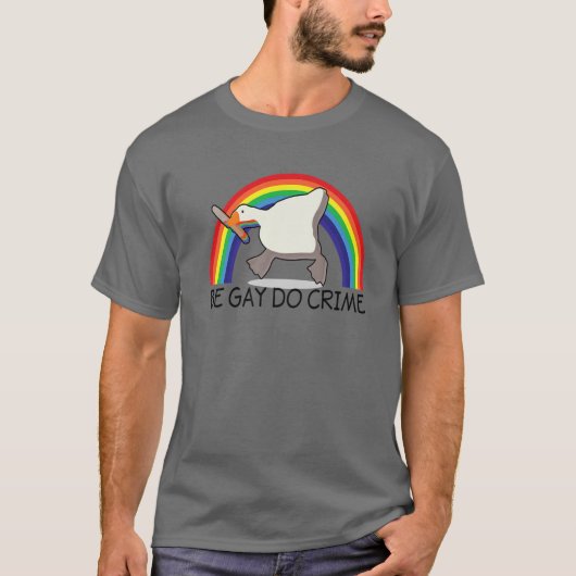 ベーゲイガチョウLGBTQIA Tシャツ (正面)