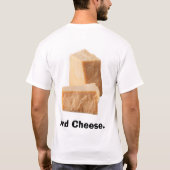 ベーゲルおよびチーズ Tシャツ (裏面)