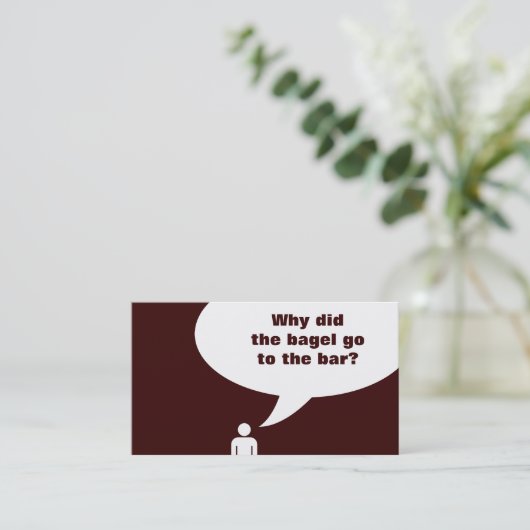 ベーゲルの冗談 名刺 (スタンド正面)