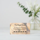 ベーゲルの店およびベーカリー ロイヤリティカード (スタンド正面)