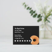 ベーゲルショップロイヤリティテンプレート名刺 ロイヤリティカード (スタンド正面)