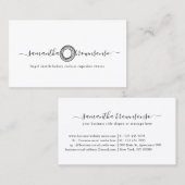 ベーゲルスケッチベーカリーCookieカップケーキ菓子 名刺 (正面/裏面)