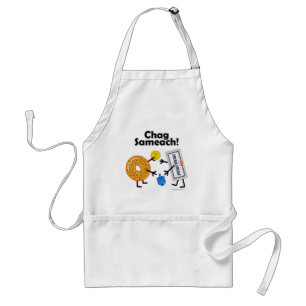 ベーゲル及びクリームチーズ- Chag Sameach! スタンダードエプロン
