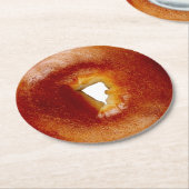 ベーゲル紙コースター ラウンドペーパーコースター (アングル)