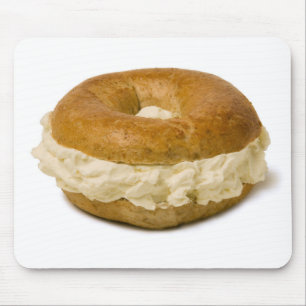 ベーゲルw/Creamのチーズマウスパッド マウスパッド