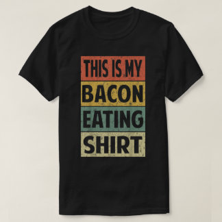 ベーコおもしろいン食べのシャツ豚の恋人 Tシャツ