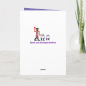 ベーコンおもしろいがすぐにカード贈り物に カード (裏面)