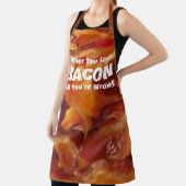 ベーコンおもしろいエプロン、どちらでもベーコンユーモアが好き エプロン (インサイチュ)