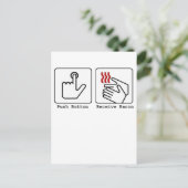 ベーコンおもしろいドライヤー ポストカード (スタンド正面)