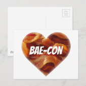 ベーコンおもしろいユーモア ポストカード (正面/裏面)