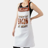 ベーコンおもしろい引用文、ことわざプリントユーモア エプロン (インサイチュ)