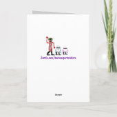 ベーコンおもしろい誕生日カードギフト カード (裏面)