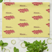 ベーコンおもしろい キッチンタオル (折り畳み)