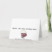 ベーコンお祝い シーズンカード (裏面)