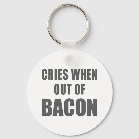 ベーコンから出ると叫ぶ キーホルダー (正面)