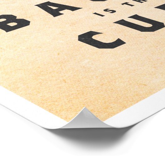 ベーコンがキュア ポスター (角)