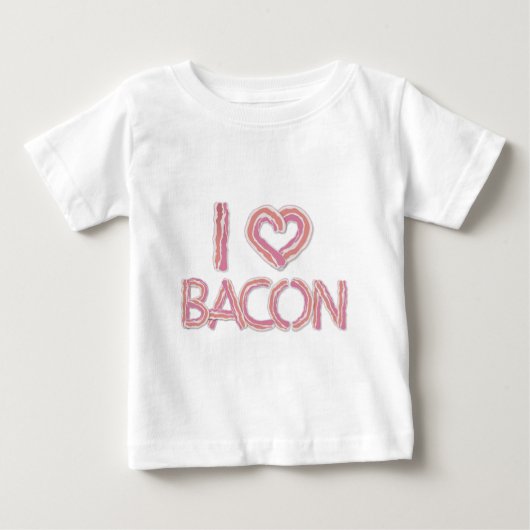 ベーコンが大好き ベビーTシャツ (正面)
