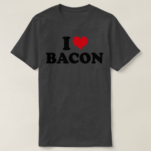 ベーコンが大好き Tシャツ (デザイン正面)