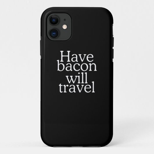 ベーコンが旅をする Case-Mate iPhoneケース (裏面)