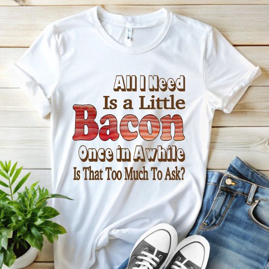 ベーコンください Tシャツ
