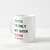 ベーコンだけの地球 コーヒーマグカップ (正面左)