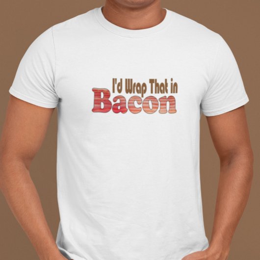 ベーコンで包んでしまえ Tシャツ