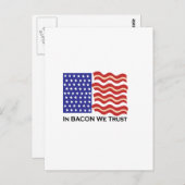 ベーコンで我々は信頼する ポストカード (正面/裏面)