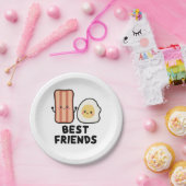 ベーコンとエッグの最高の友達 ペーパープレート (パーティー)