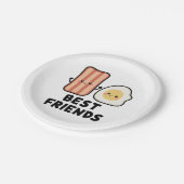 ベーコンとエッグの最高の友達 ペーパープレート (アングル)