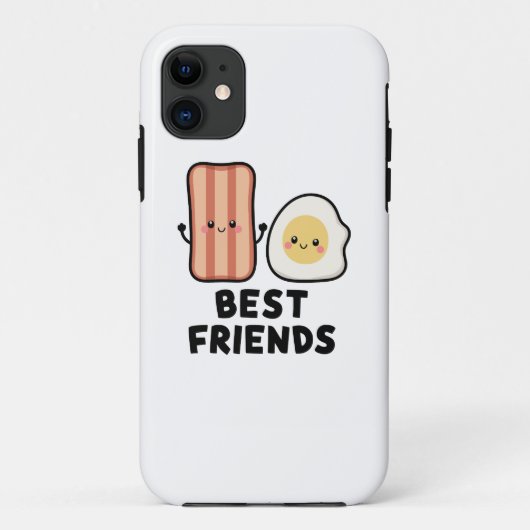 ベーコンとエッグの最高の友達 Case-Mate iPhoneケース (裏面)