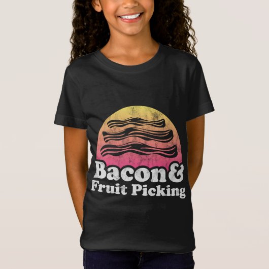 ベーコンとフルーツ狩り Tシャツ (正面)