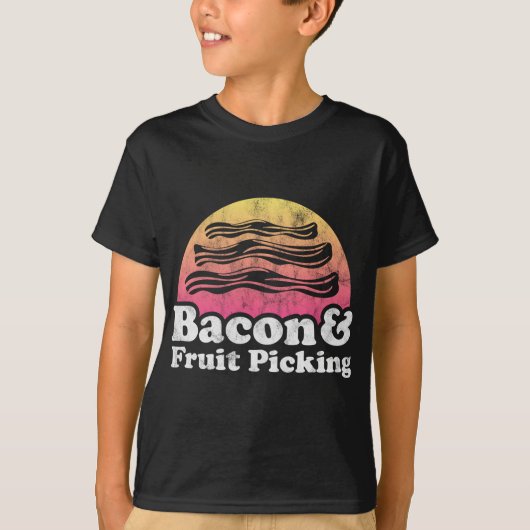 ベーコンとフルーツ狩り Tシャツ (正面)