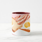 ベーコンと卵とトースト マグカップ (中央)