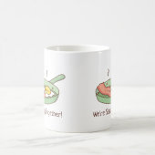 ベーコンと卵のイラストが熱々 コーヒーマグカップ (中央)