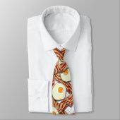 ベーコンと卵のパターン ネクタイ (タイ)