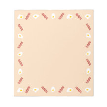 ベーコンと卵の食品パターン