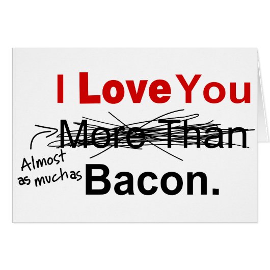 ベーコンと同じくらい愛しなさい (正面横)