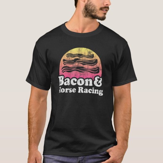 ベーコンと競馬 Tシャツ (正面)