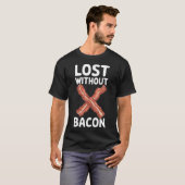 ベーコンなしでは生きていけない Tシャツ (正面フル)