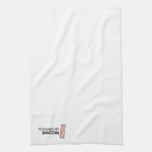 ベーコンによって動力を与えられる キッチンタオル (縦)