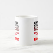 ベーコンに合う卵の面白いマグカップ コーヒーマグカップ (中央)