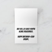 ベーコンのような熟成 – クリスピー、ゴールデン、タイムレス カード (内部)