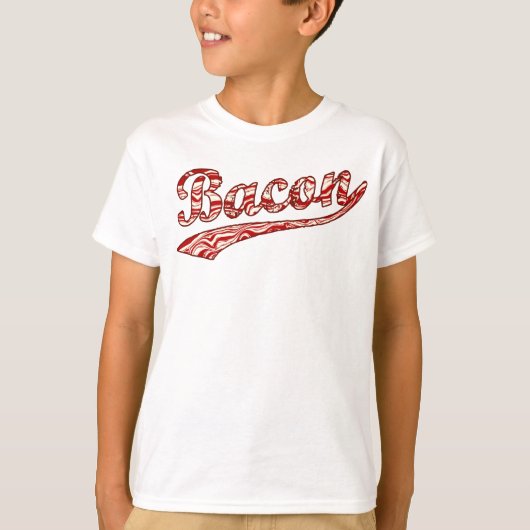 ベーコンのスポーツのデザイン Tシャツ (正面)
