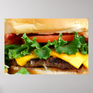 ベーコンのチーズバーガー ポスター