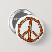 ベーコンのピースサインのTシャツ、フード付きスウェットシャツ、ギフト 缶バッジ (正面&裏面)