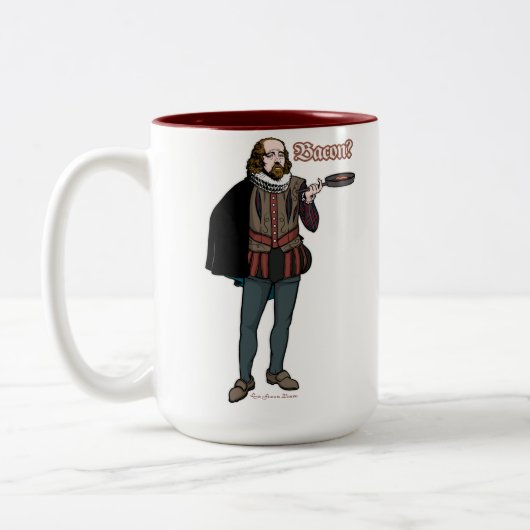 ベーコンのマグ ツートーンマグカップ (左)