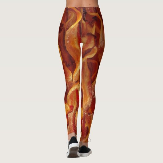 ベーコンのレギンスはベーコン空腹のための作ります! レギンス (裏面)