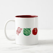 ベーコンのレタス及びトマト- BLT! ツートーンマグカップ (左)