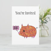 ベーコンの包まれたな豚のよう 招待状 (スタンド正面)